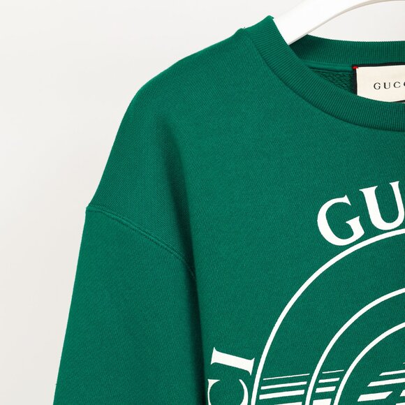 Gucci Forest Cotton Interlocking G Logo Sweatshirt - Picture 5 of 13